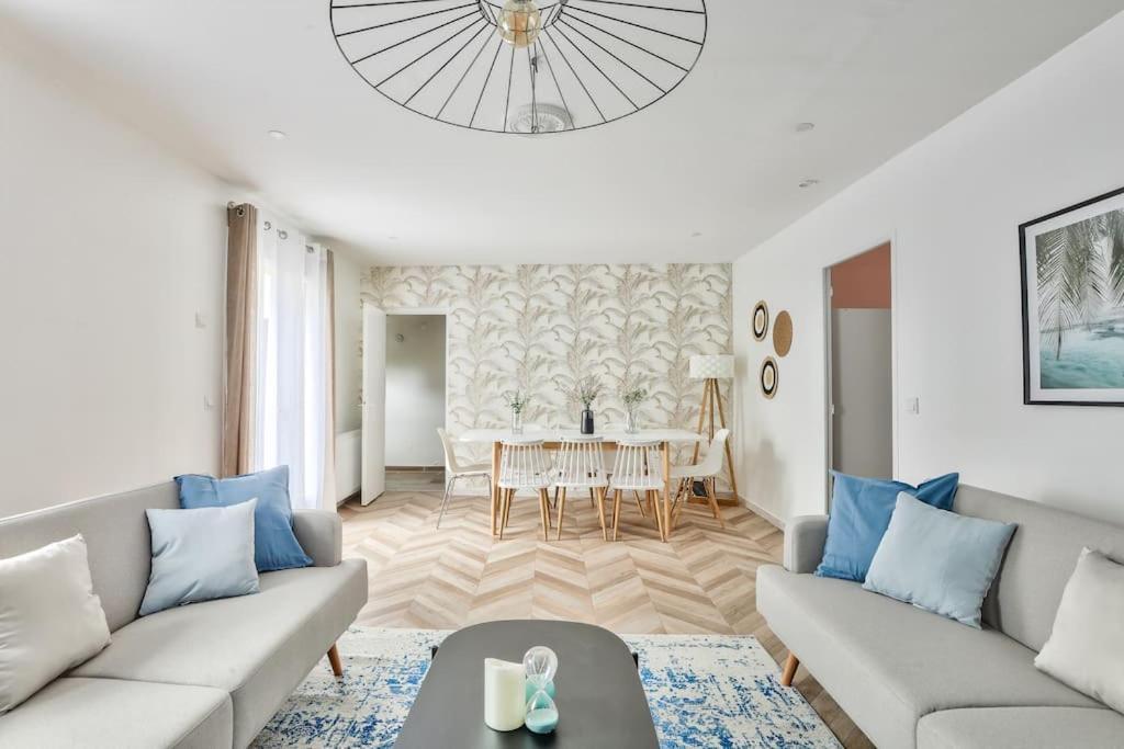 Parking Prive Gratuit - 15Mn Paris - Gare A Pied En 5Mn - Tout Equipee - Terrasse - Jardin - Stade De France - Casino D'Enghien - Hippodrome, Universite Épinay-sur-Seine Buitenkant foto
